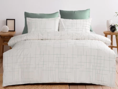 Mod green comforter set KT07