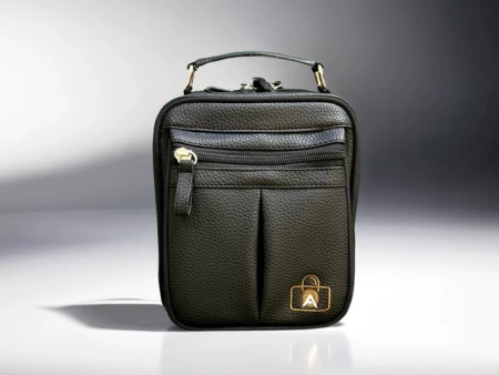 Leather handbag No. 6214