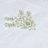 Embroidered Duvet cover Gold